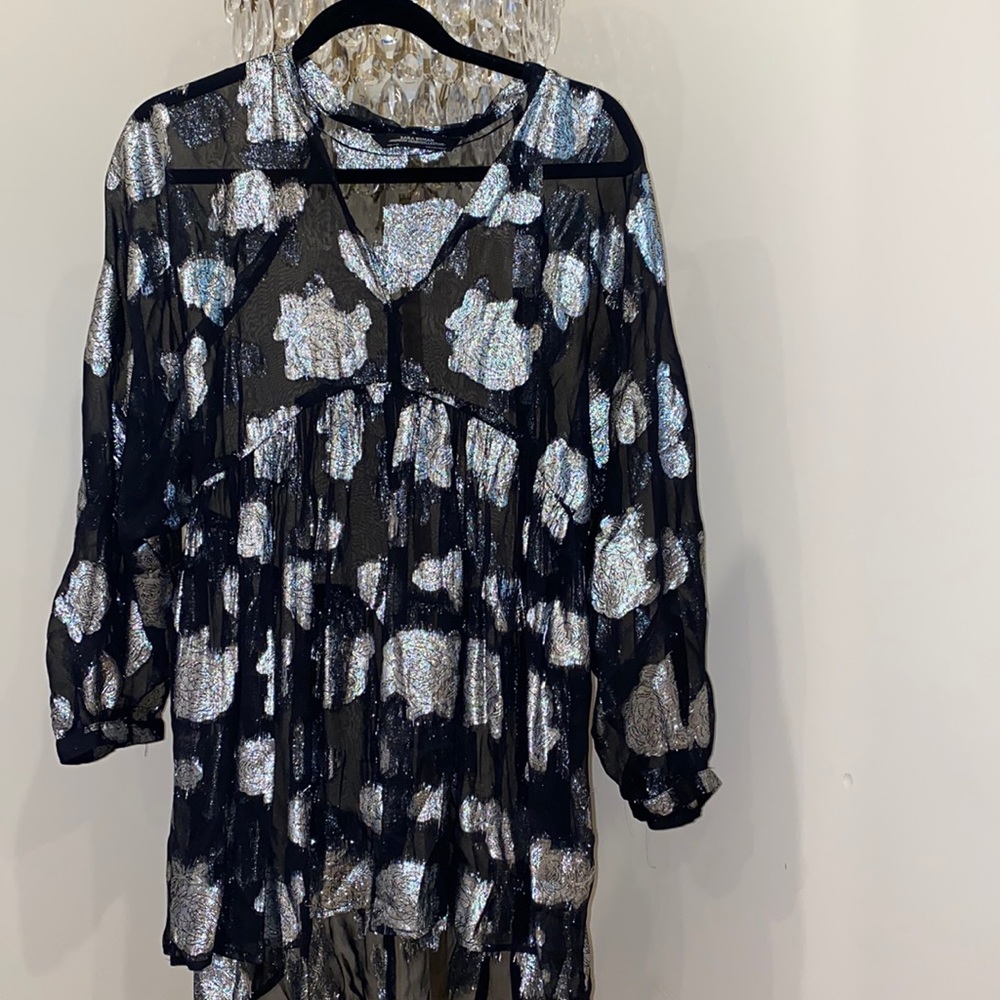 Zara black/silver dress S